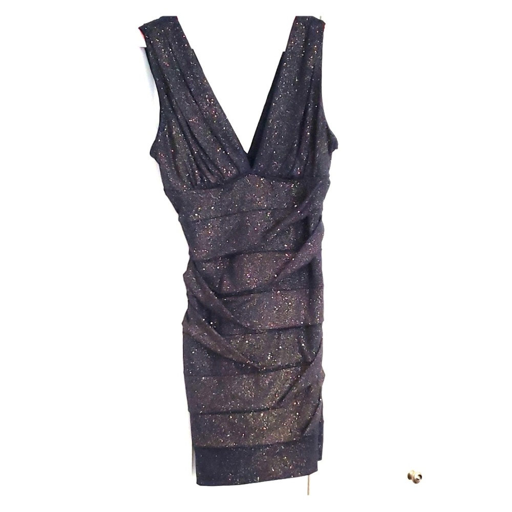 Deb body-contouring evening gown